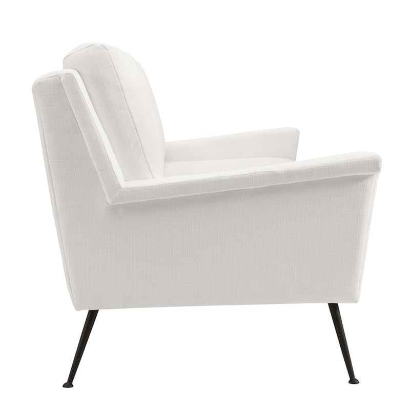Modway Chesapeake Upholstered Fabric Sofa in Black White