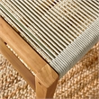 Vienna Armless Dining Chairs Set of 2 in Natural Natural