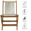 Vienna Folding Chairs Set of 4 in Natural Natural