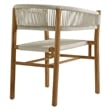 Vienna Curved-Back Dining Armchairs Set of 2 in Natural Natural