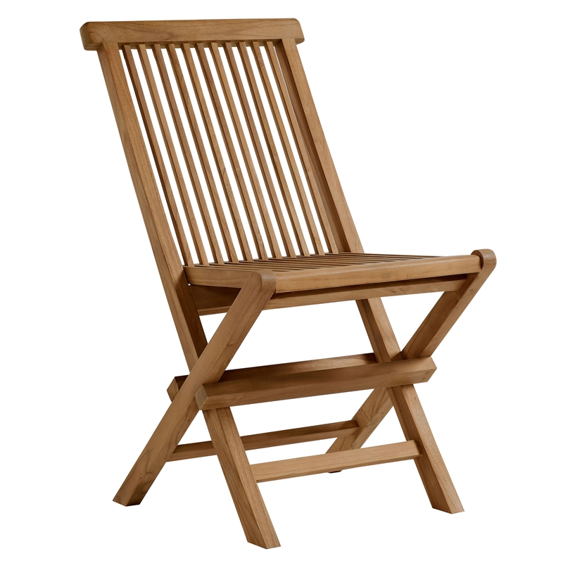 Vienna Folding Dining Chairs Set of 4 in Natural