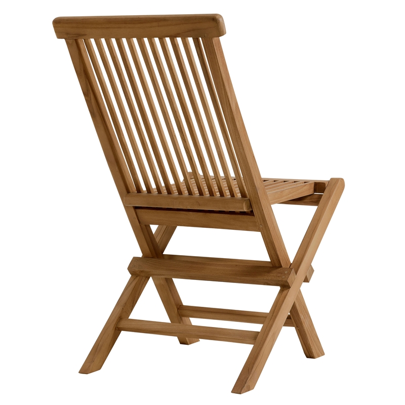 Vienna Folding Dining Chairs Set of 4 in Natural