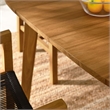 Vienna 5-Piece Dining Set with Armchairs in Natural Black