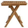 Vienna 3-Piece Armchairs with Folding Side Table in Natural Natural