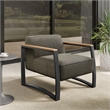 Sauve Armchair in Charcoal Smoke