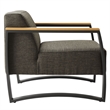 Sauve Armchair in Charcoal Smoke