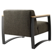 Sauve Armchair in Charcoal Smoke
