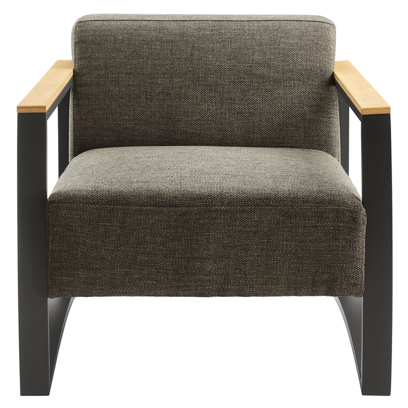 Sauve Armchair in Charcoal Smoke