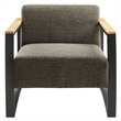 Sauve Armchair in Charcoal Smoke