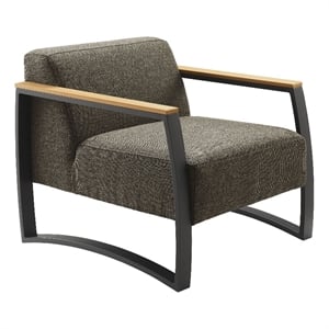 Sauve Armchair in Charcoal Smoke