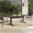 Gavelston Dining Table in Gray Wash Charcoal Gray