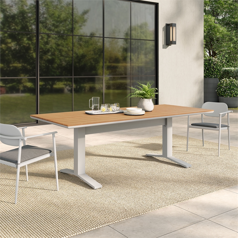 Gavelston Dining Table in Natural White