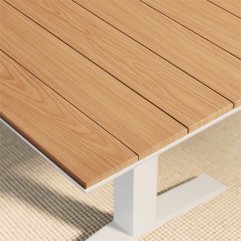 Gavelston Dining Table in Natural White
