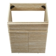 Render Bathroom Vanity Cabinet (Sink Not Included) in Travertine