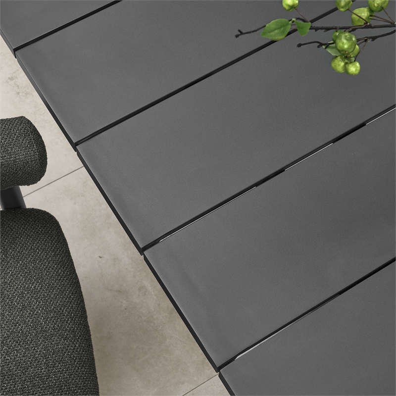 Modway Dining Table in Graphite