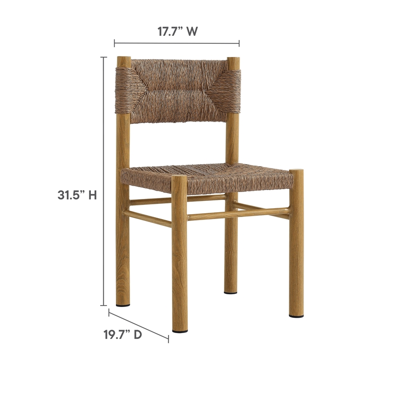 Parkland Dining Side Chairs Set of 2 in Natural