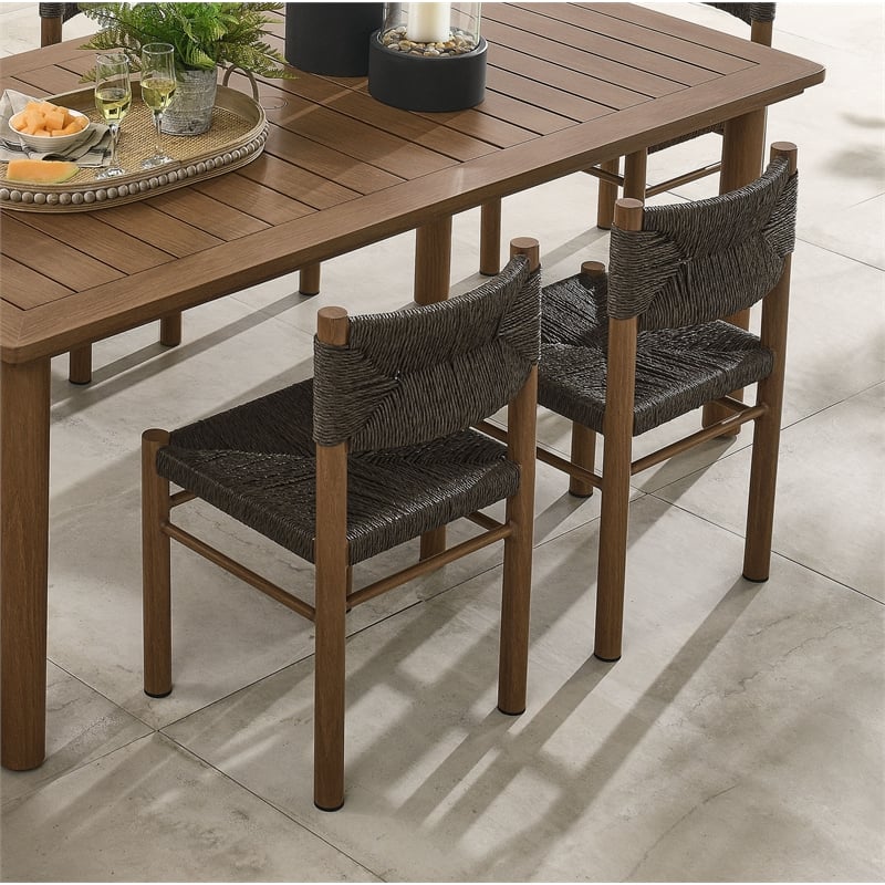 Parkland Dining Side Chairs Set of 2 in Walnut