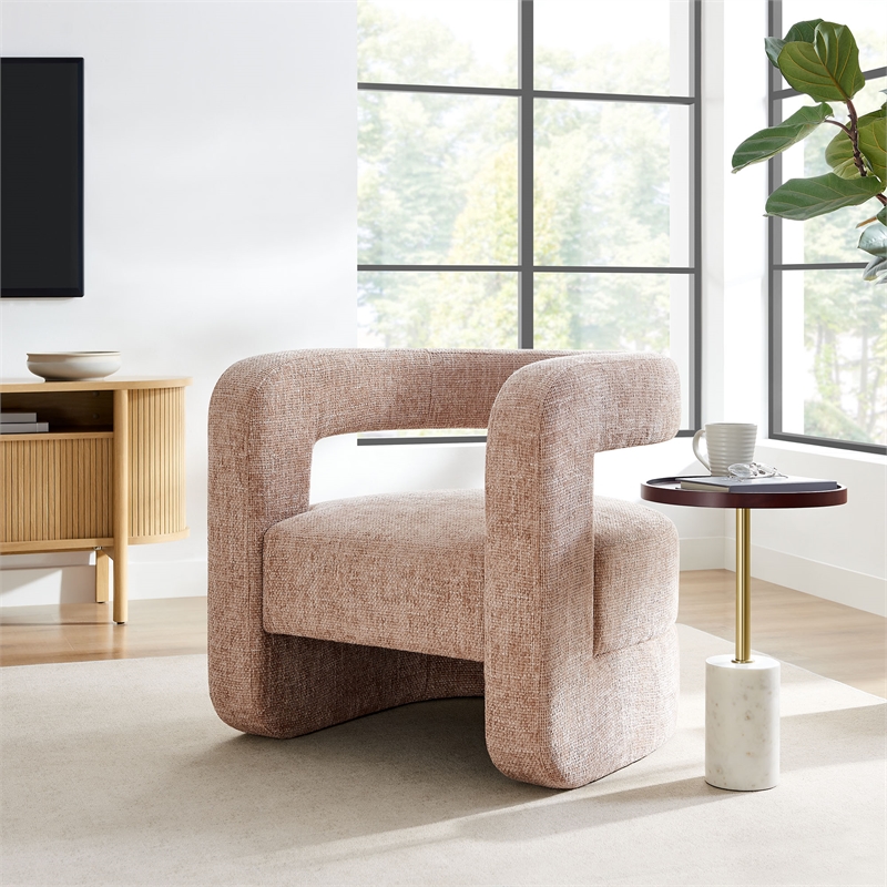 Jaylin Accent Chair in Blush