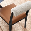Kai Dining Chair in Pearl Tan Black