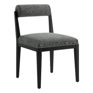 Kai Dining Chair in Charcoal Black