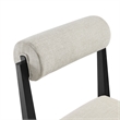 Kai Dining Chair in Linen Black