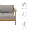 Wren Armchair in Natural Driftwood