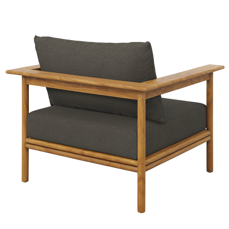 Wren Armchair in Natural Flint Gray