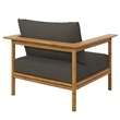 Wren Armchair in Natural Flint Gray