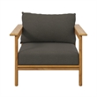 Wren Armchair in Natural Flint Gray
