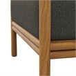 Wren Armchair in Natural Flint Gray