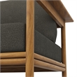 Wren Armchair in Natural Flint Gray