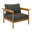 Wren Armchair in Natural Flint Gray