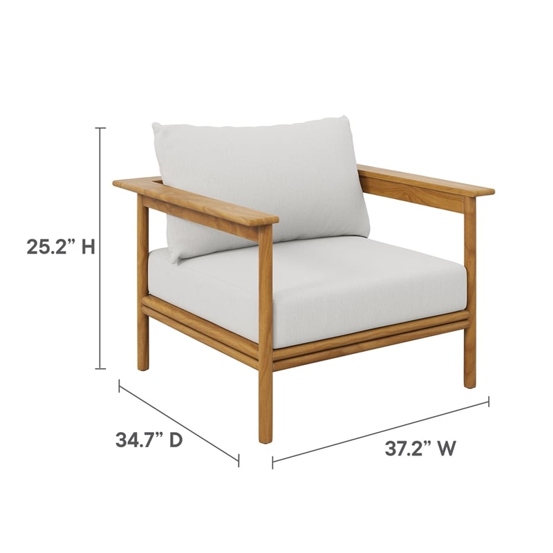 Wren Armchair in Natural Sail