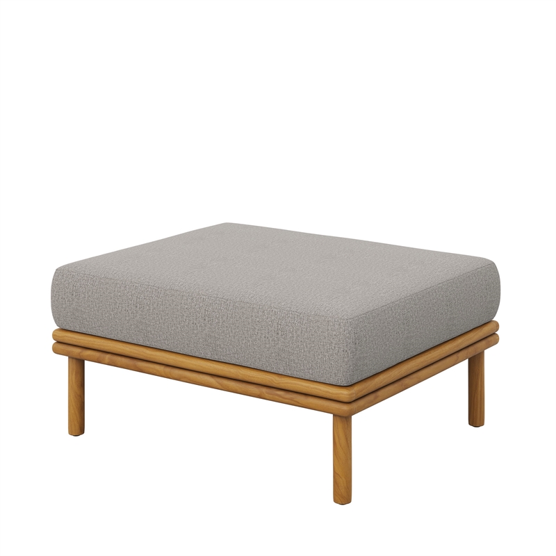Wren Ottoman in Natural Driftwood