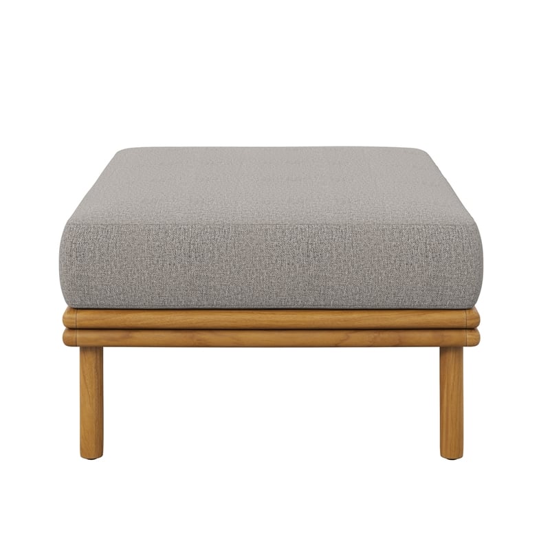 Wren Ottoman in Natural Driftwood