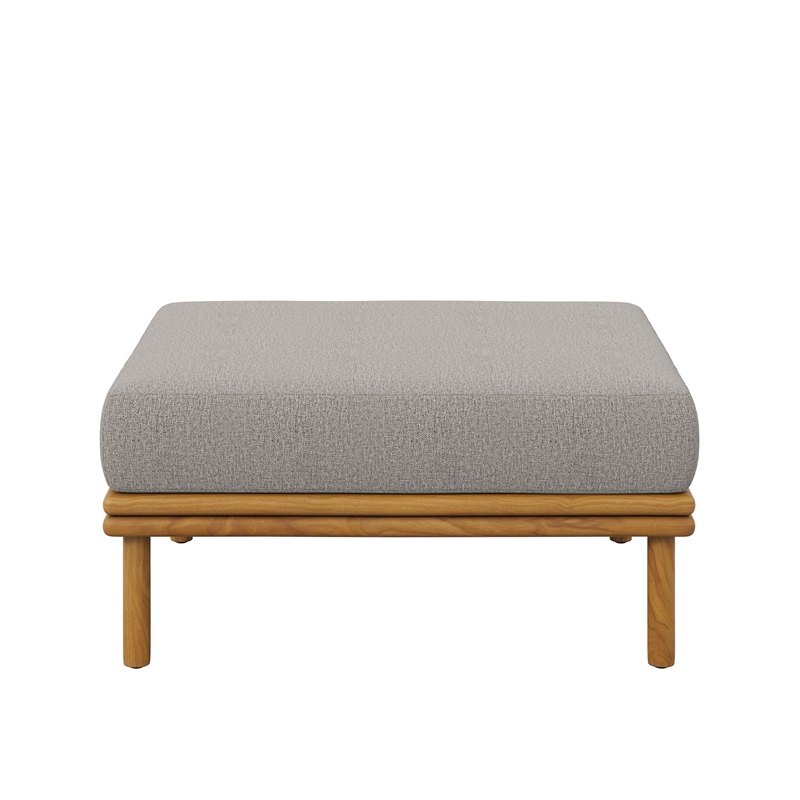 Wren Ottoman in Natural Driftwood