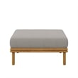 Wren Ottoman in Natural Driftwood