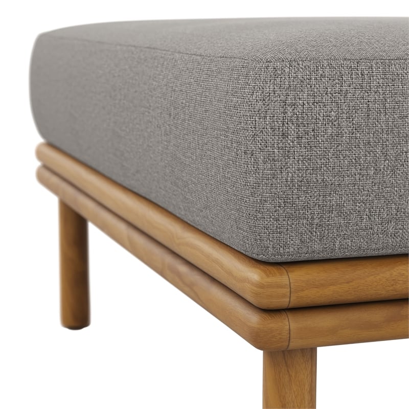 Wren Ottoman in Natural Driftwood