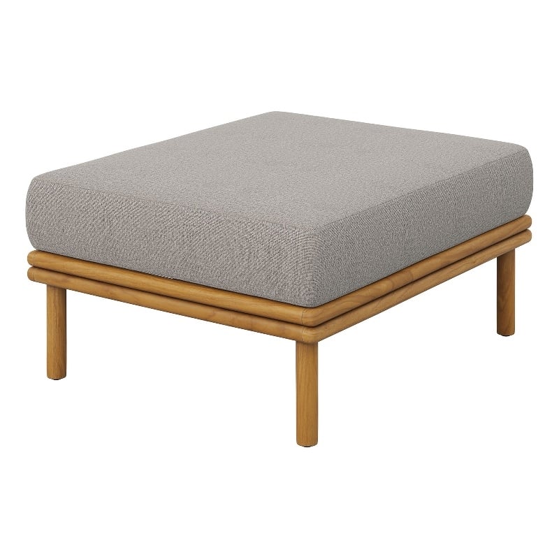 Wren Ottoman in Natural Driftwood