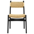Wynn Dining Side Chairs Set of 2 in Black Natural