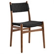 Wynn Dining Side Chairs Set of 2 in Walnut Black