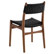 Wynn Dining Side Chairs Set of 2 in Walnut Black