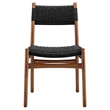 Wynn Dining Side Chairs Set of 2 in Walnut Black