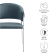 Nella Dining Chair Set of 2 in Cadet Blue