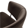 Nella Dining Chair Set of 2 in Chocolate Brown