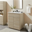 Render Bathroom Vanity With Sink in White