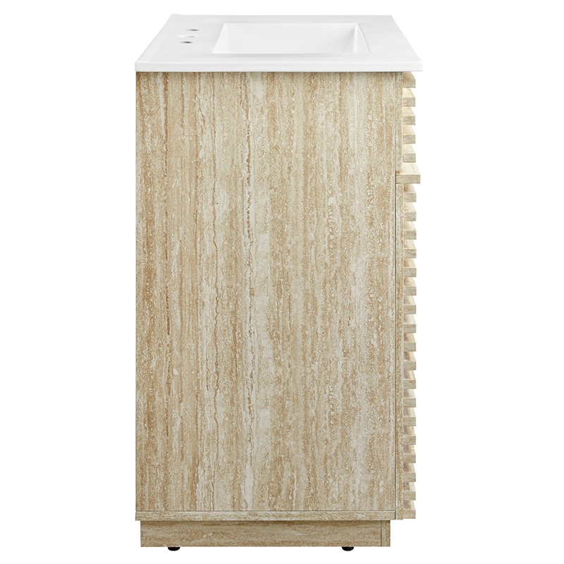 Render Bathroom Vanity With Sink in White