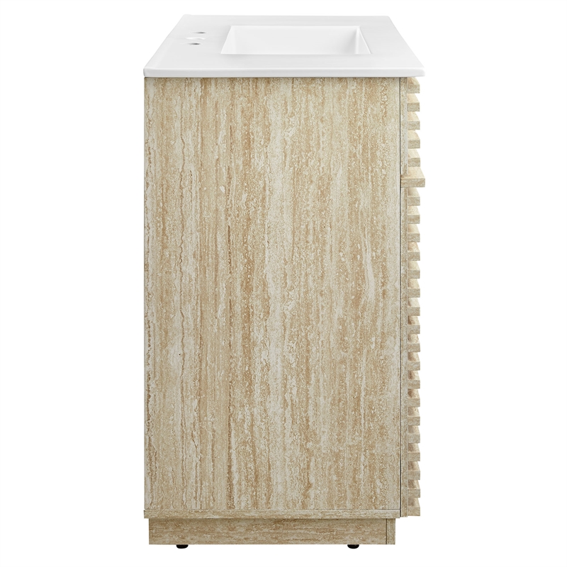 Render Bathroom Vanity With Sink in White