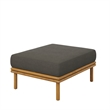 Wren Armchair and Ottoman Set in Natural Flint Gray