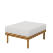 Wren Armchair and Ottoman Set in Natural Sail